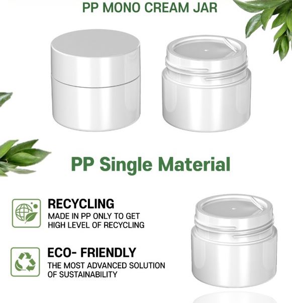 Single Material PP Mono Cream Jar